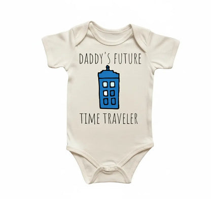 Police Box Time Travel Newborn Baby Onesie® Bodysuit