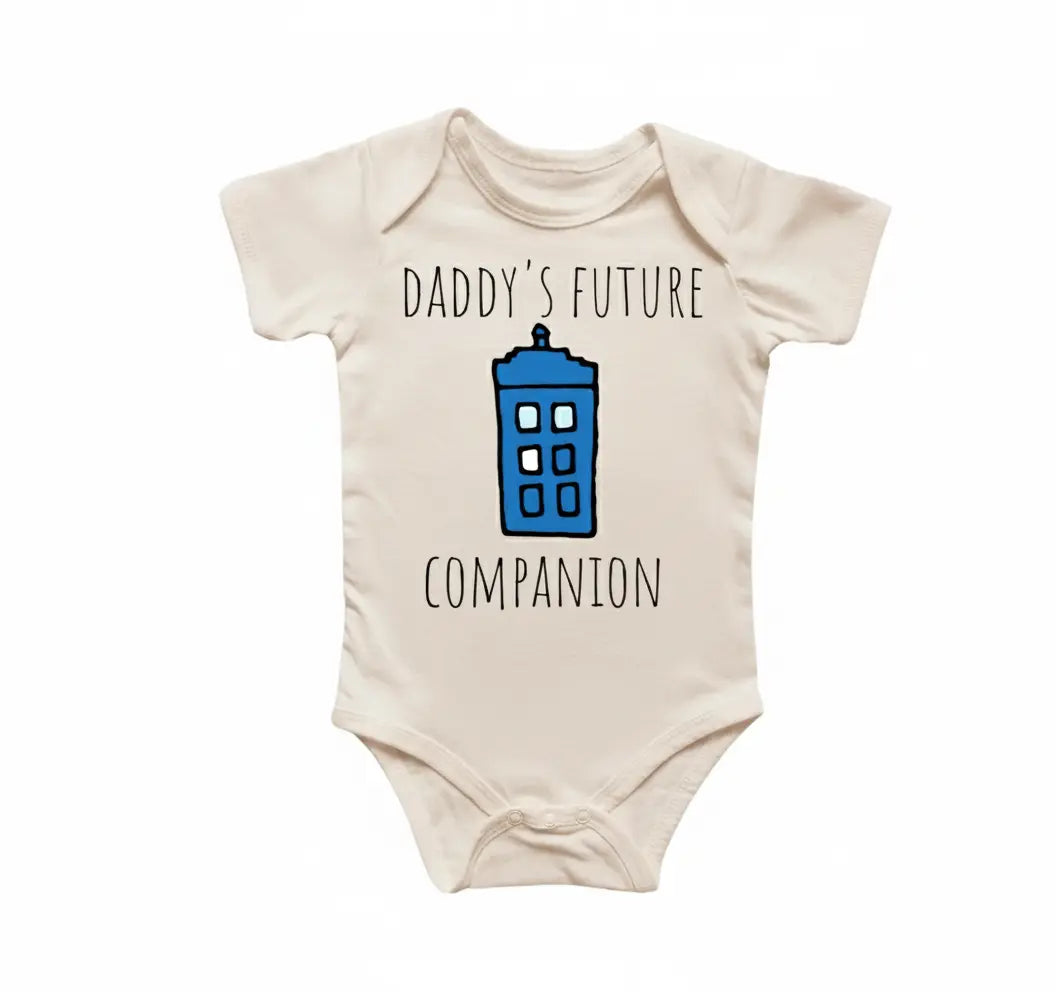 Police Box Time Travel Newborn Baby Onesie® Bodysuit