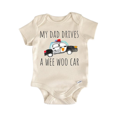 Police Officer Cop Blue Newborn Baby Onesie® Bodysuit