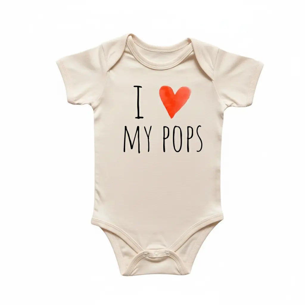 Pop Pops Grandpa Newborn Baby Onesie® Bodysuit GS1