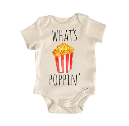 Popcorn Movie Night Newborn Baby Onesie® Bodysuit