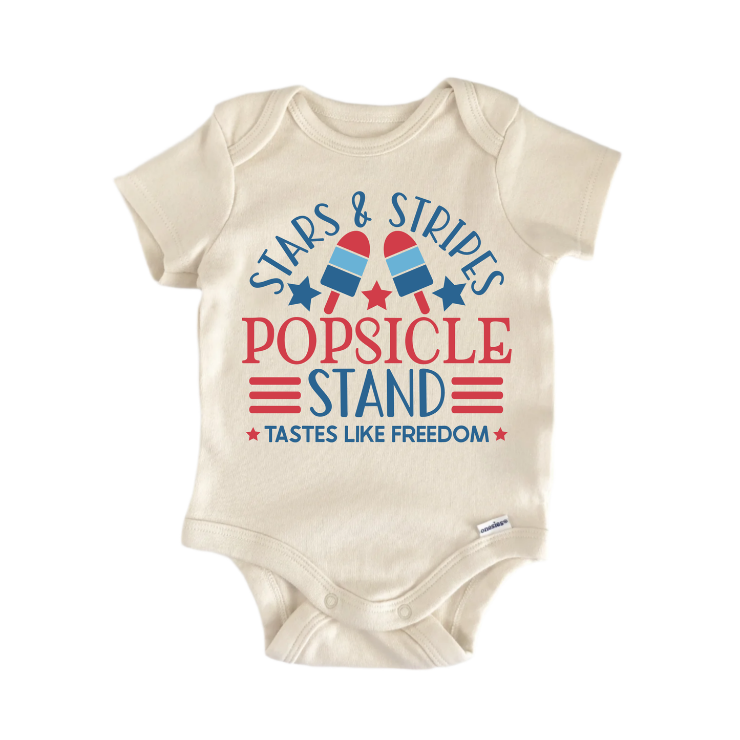 Popsicle Stand July 4Th Newborn Baby Onesie® Bodysuit