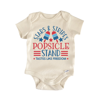 Popsicle Stand July 4Th Newborn Baby Onesie® Bodysuit