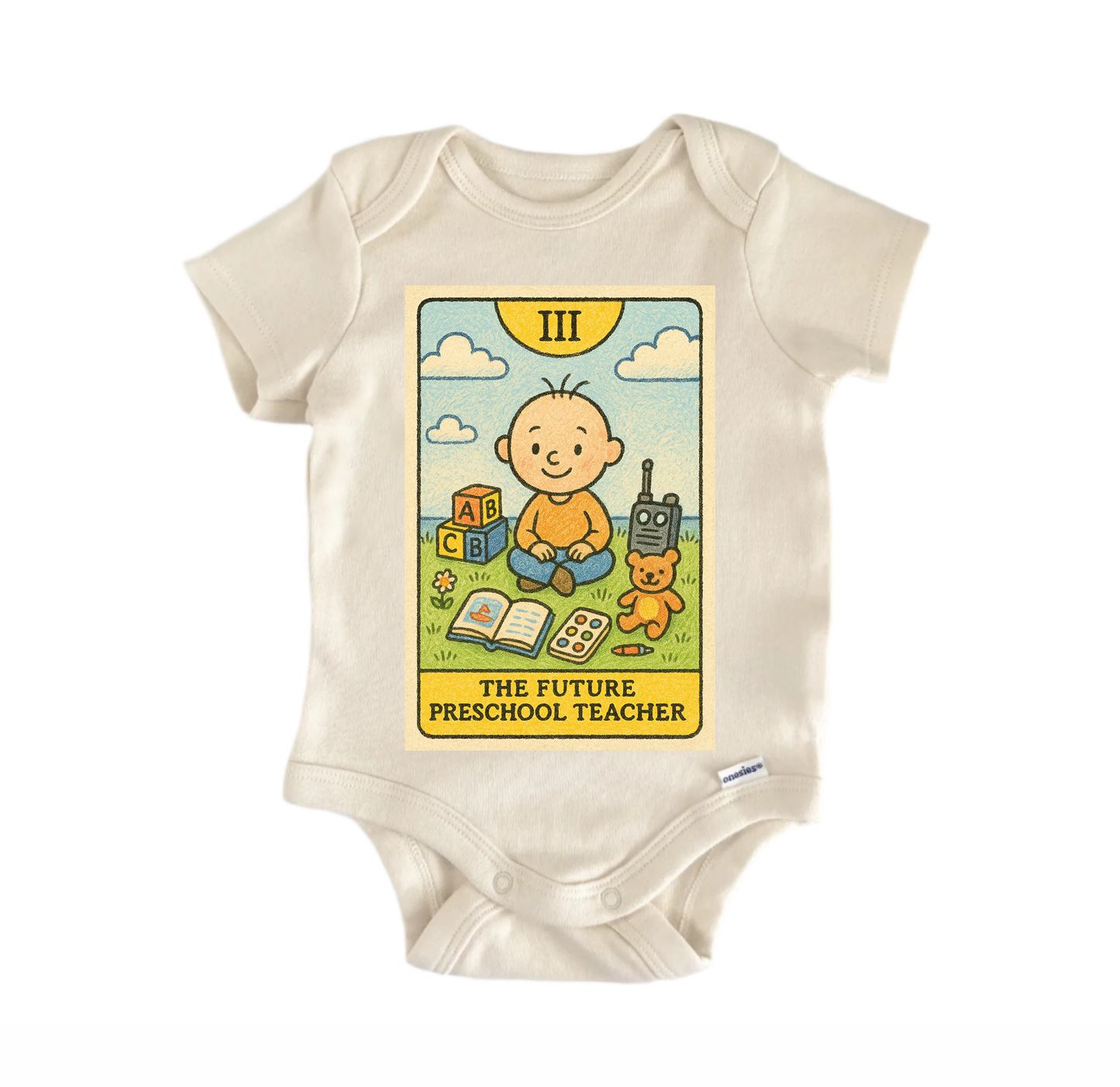 Preschool Teacher Newborn Baby Onesie® Bodysuit