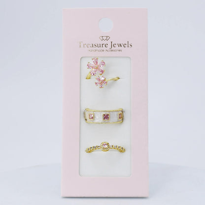 Pretty In Pink Ring Set F-14