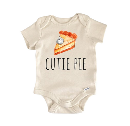 Pumpkin Pie Baking Newborn Baby Onesie® Bodysuit