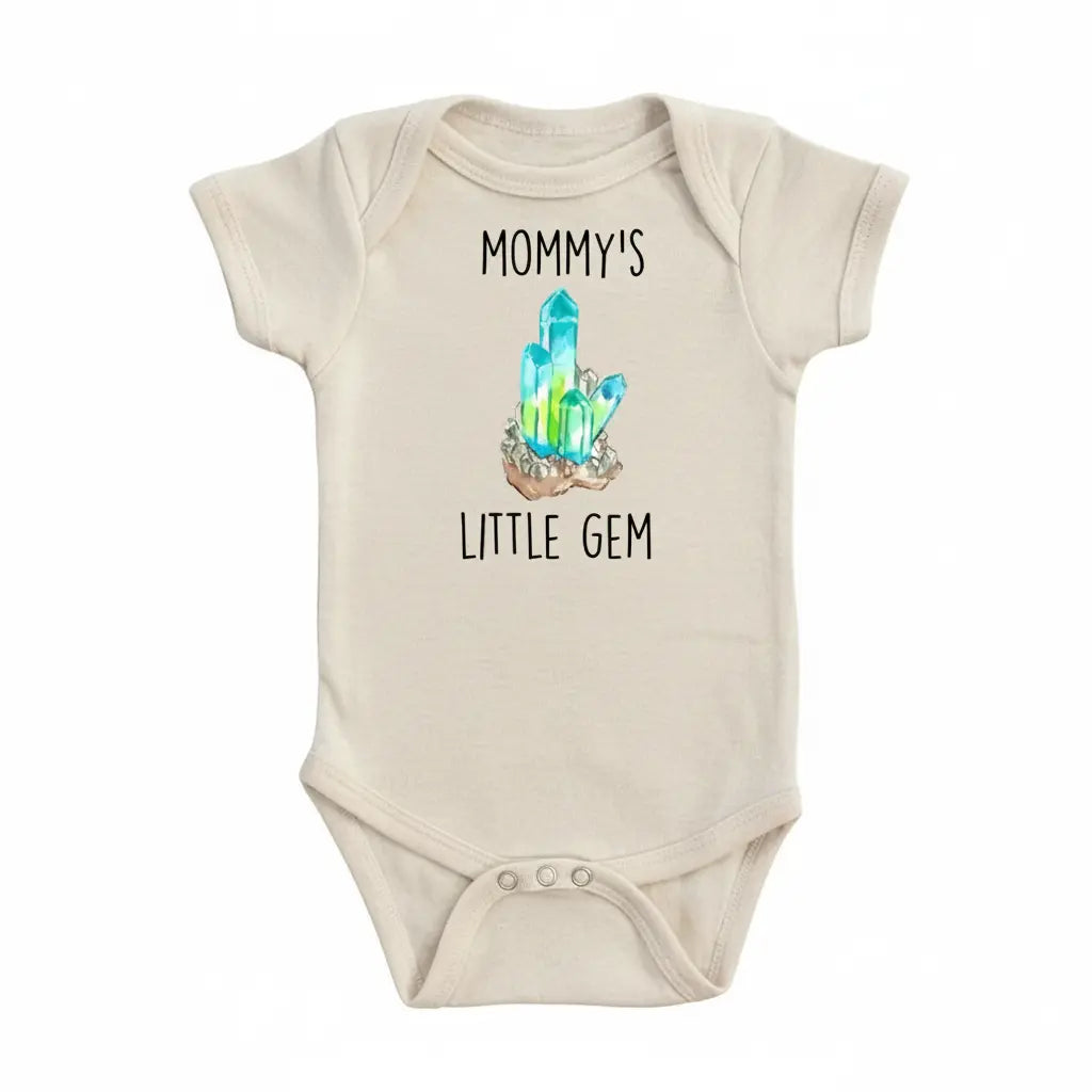 Quartz Blue Gem Newborn Baby Onesie® Bodysuit