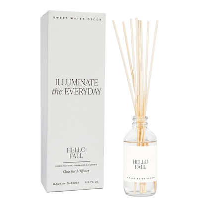 Hello Fall Clear Reed Diffuser