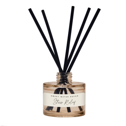 Stress Relief Tinted Glass Jar Reed Diffuser
