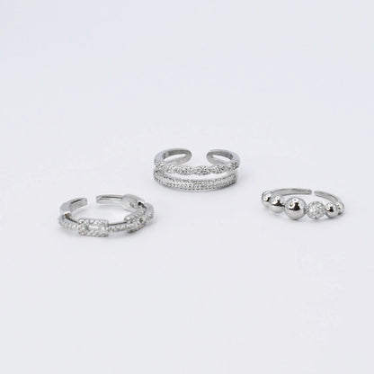 Radiant Glam Ring Set