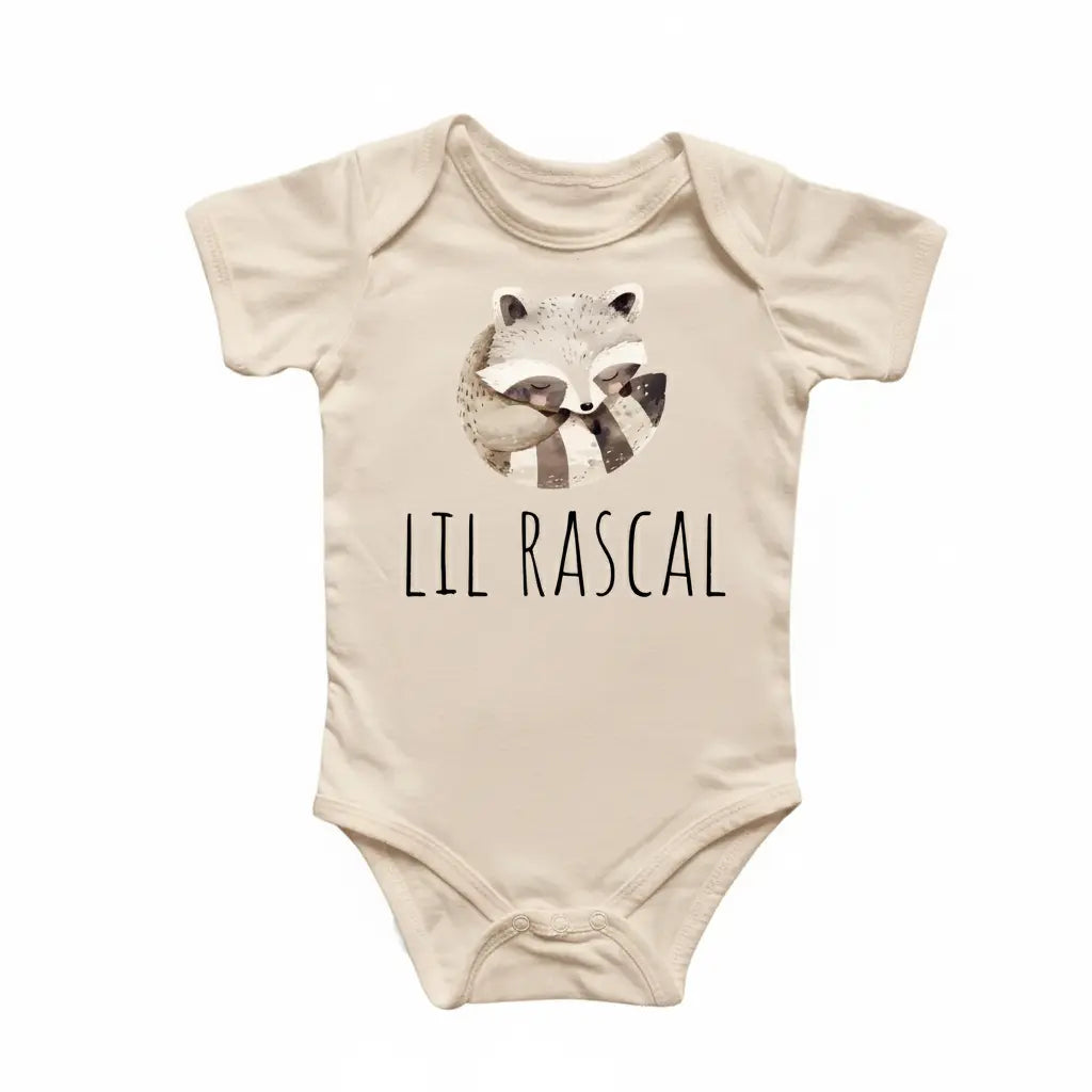 Rascal Raccoon Newborn Baby Onesie® Bodysuit