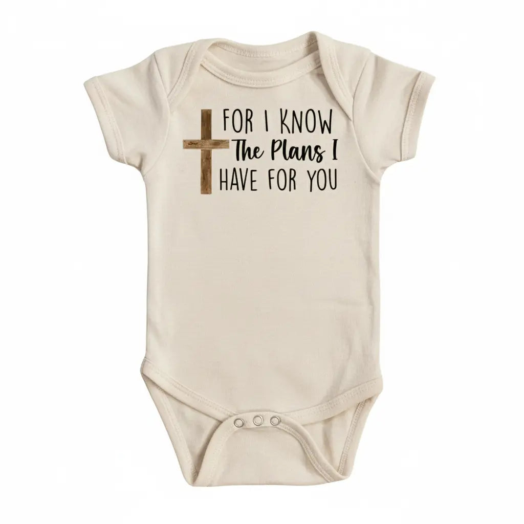 Religious Gods Plans Newborn Baby Onesie® Bodysuit GS1