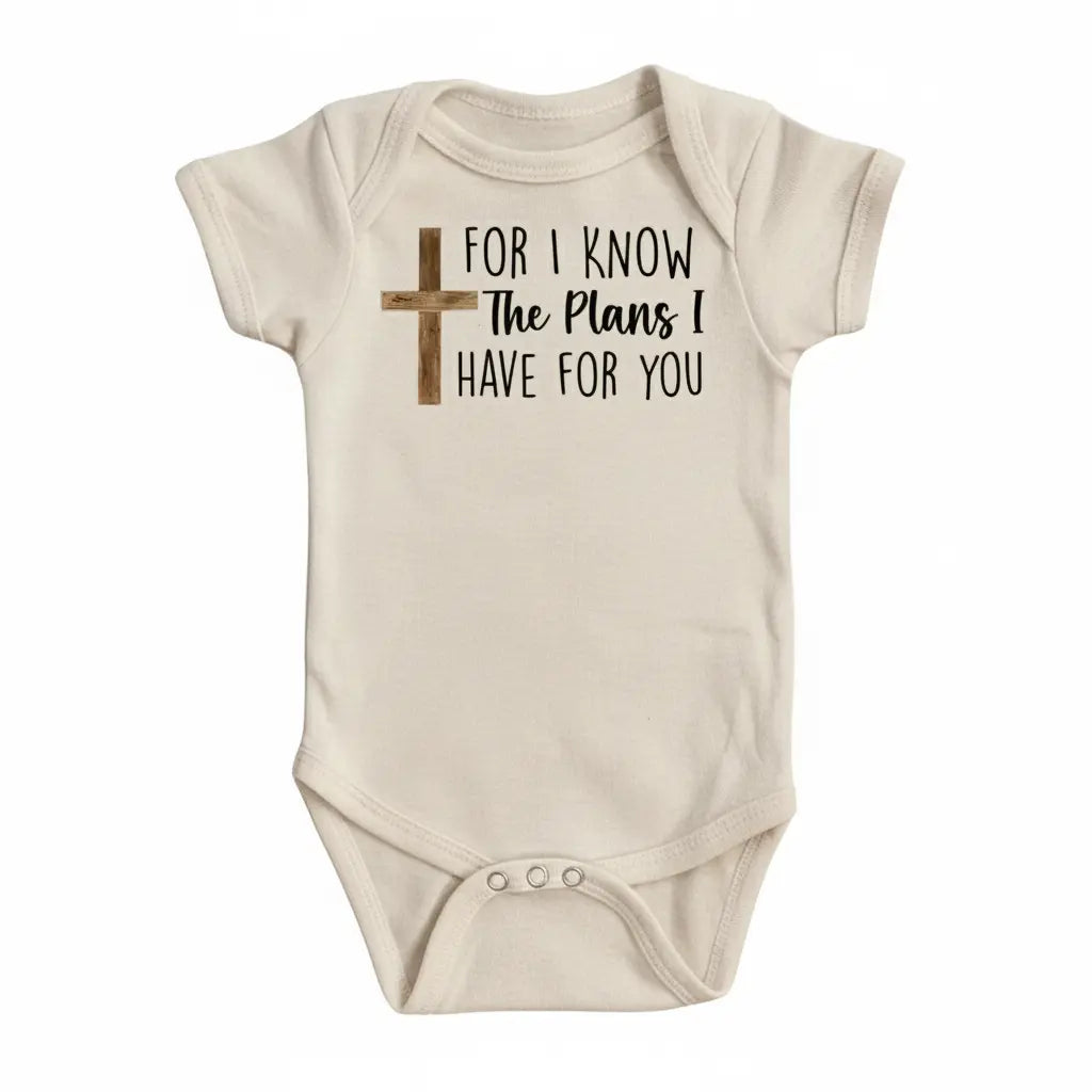 Religious Gods Plans Newborn Baby Onesie® Bodysuit