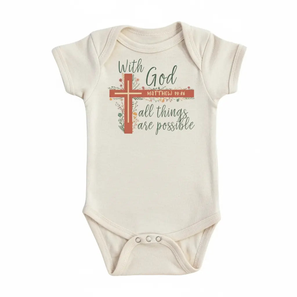 Religious Prayer Newborn Baby Onesie® Bodysuit
