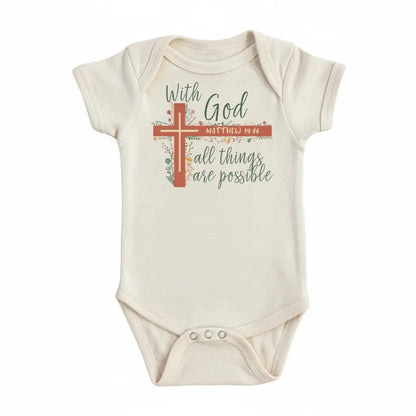 Religious Prayer Newborn Baby Onesie® Bodysuit