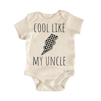 Retro Uncle Lightning Newborn Baby Onesie® Bodysuit