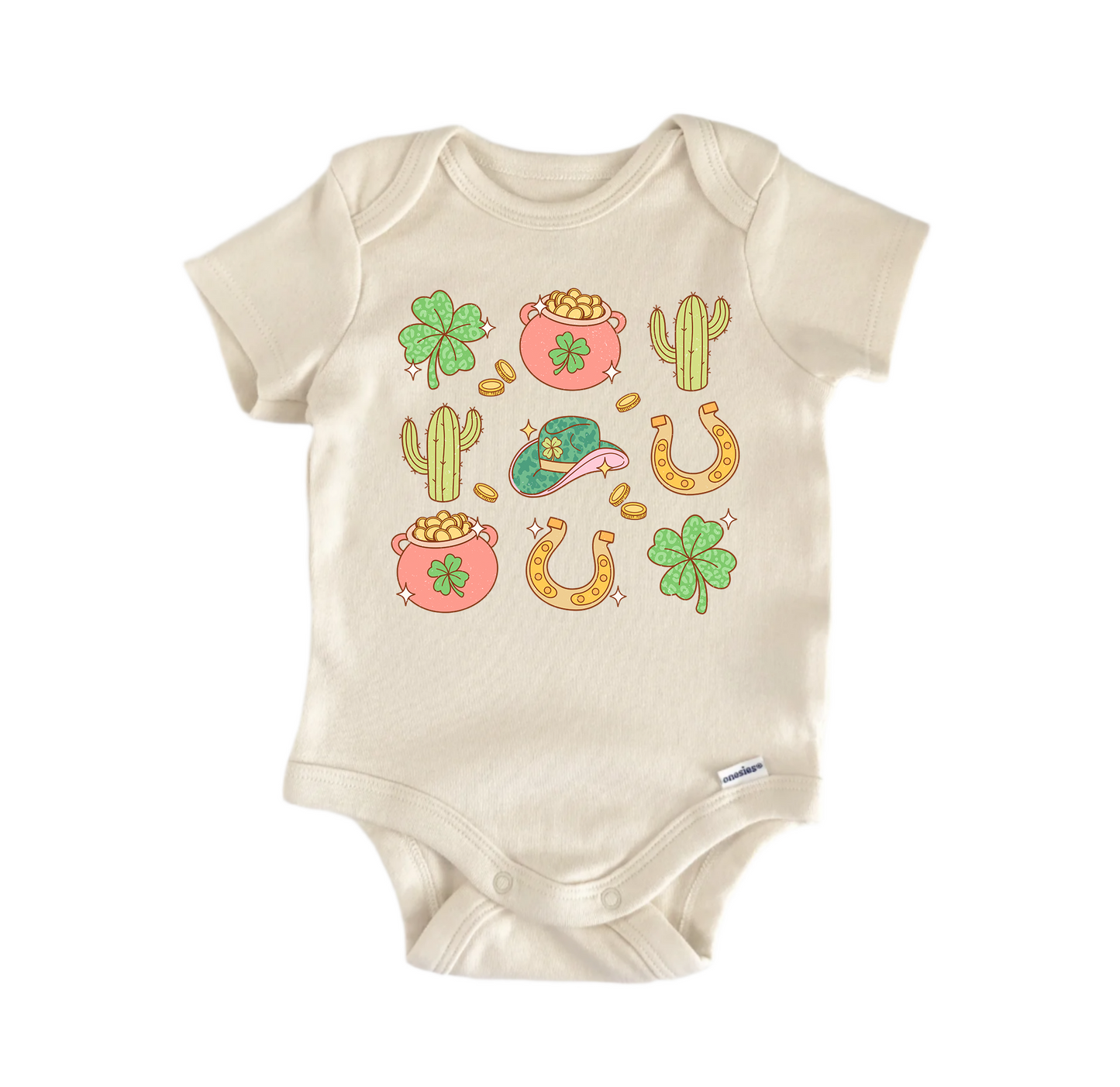 Retro Western St. Newborn Baby Onesie® Bodysuit
