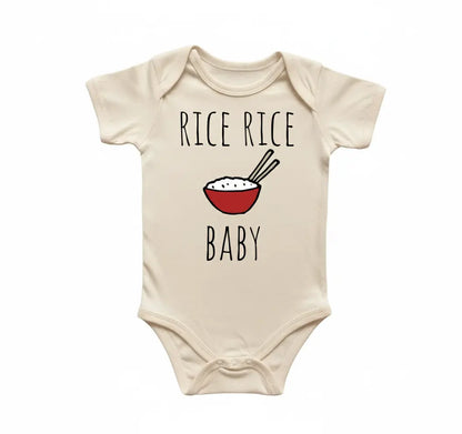 Rice Asian Newborn Baby Onesie® Bodysuit