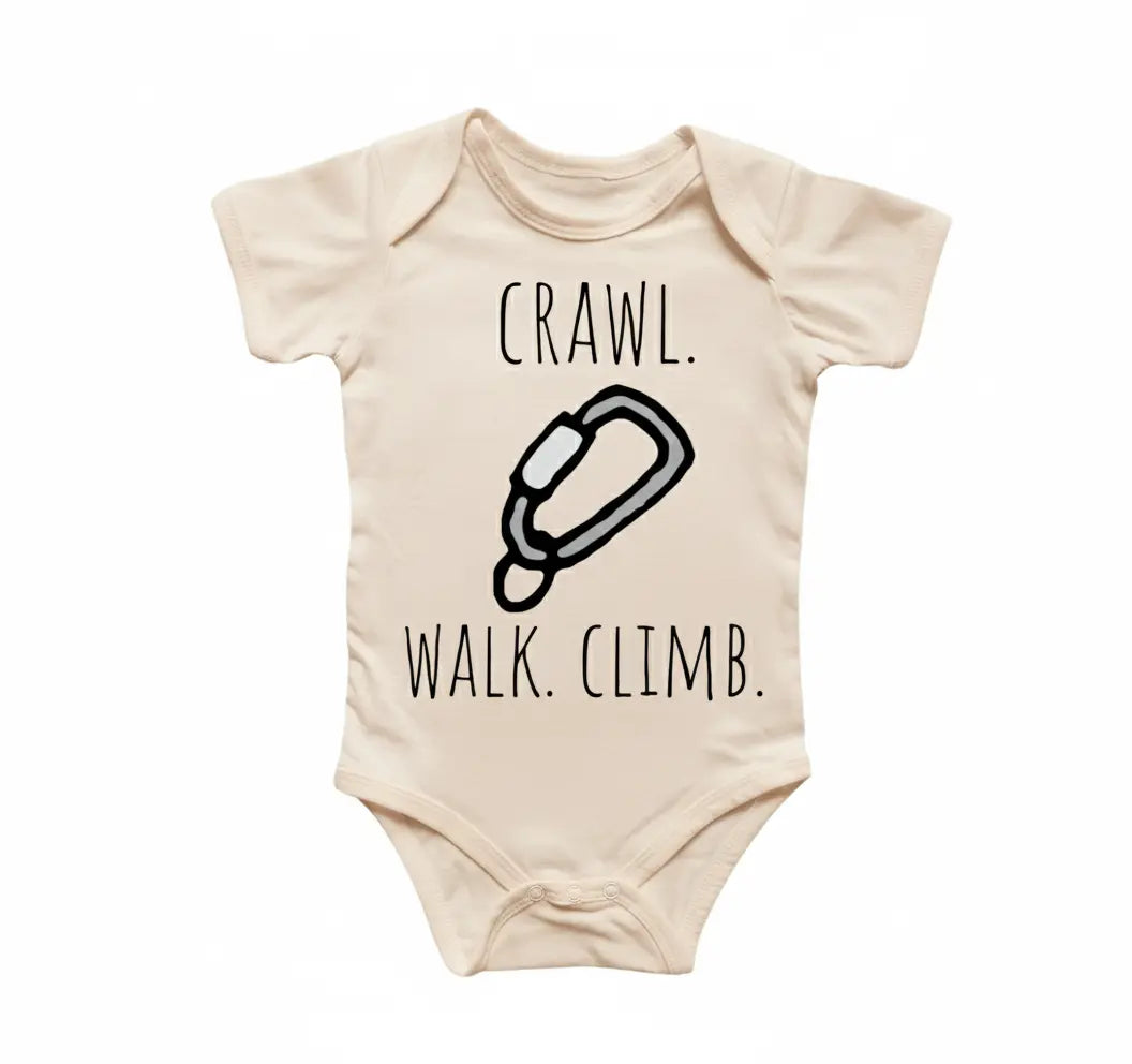 Rock Climbing Bouldering Newborn Baby Onesie® Bodysuit GS1