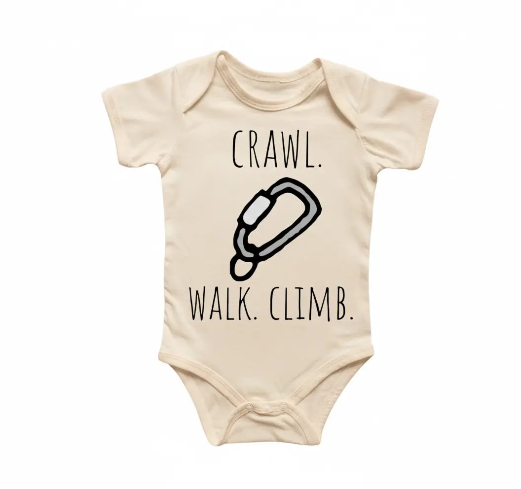 Rock Climbing Bouldering Newborn Baby Onesie® Bodysuit