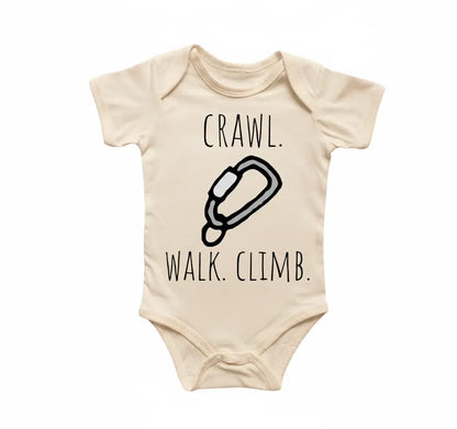 Rock Climbing Bouldering Newborn Baby Onesie® Bodysuit
