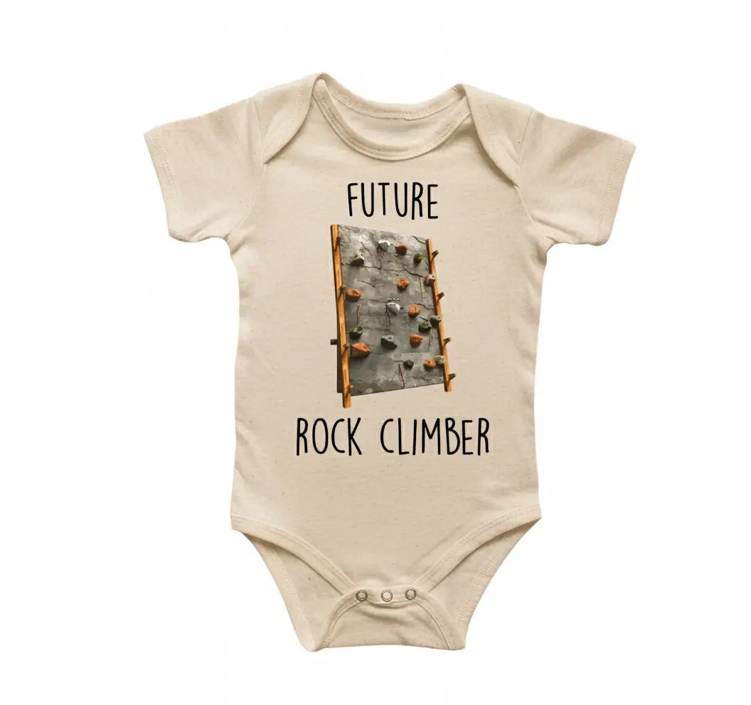 Rock Climbing Bouldering Newborn Baby Onesie® Bodysuit