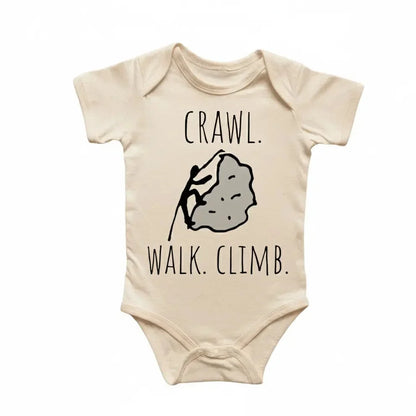 Rock Climbing Bouldering Newborn Gift Baby Onesie® Bodysuit