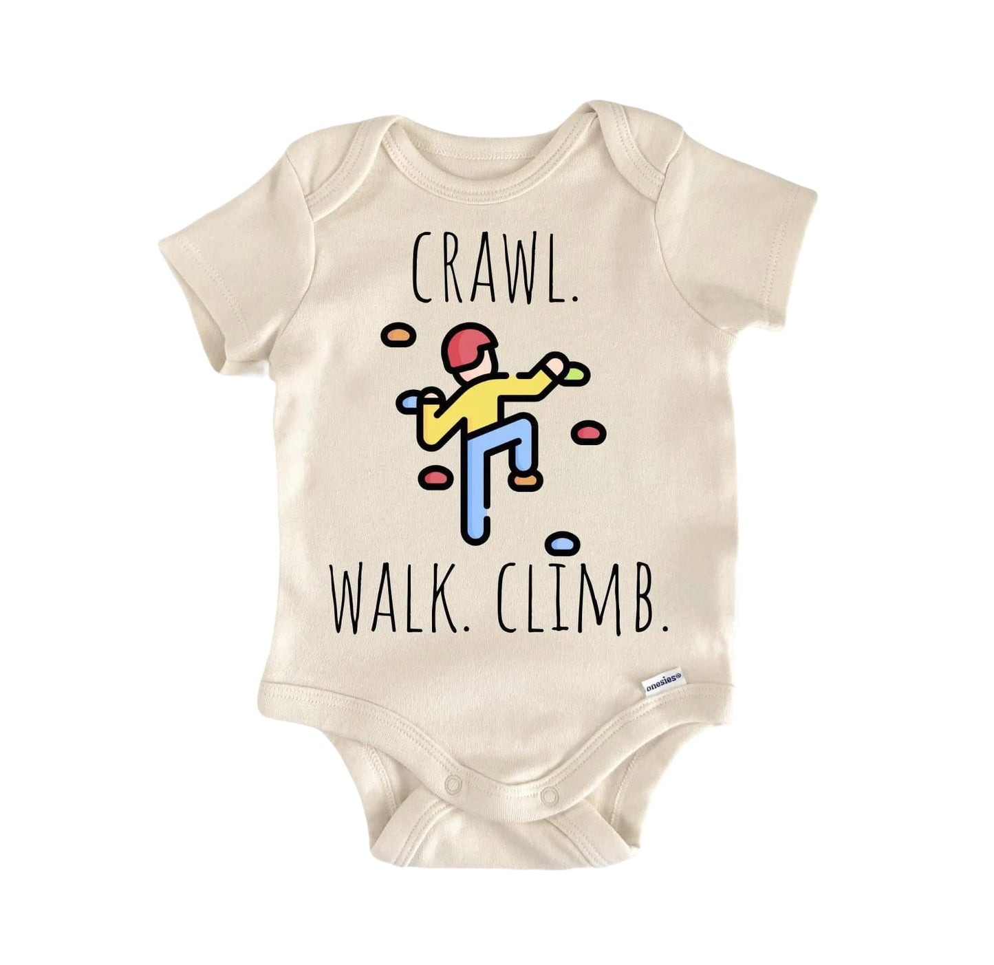 Rock Climbing Newborn Baby Onesie® Bodysuit