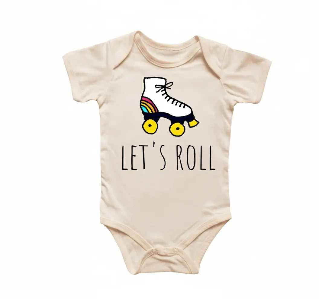 Roller Skates Newborn Baby Onesie® Bodysuit