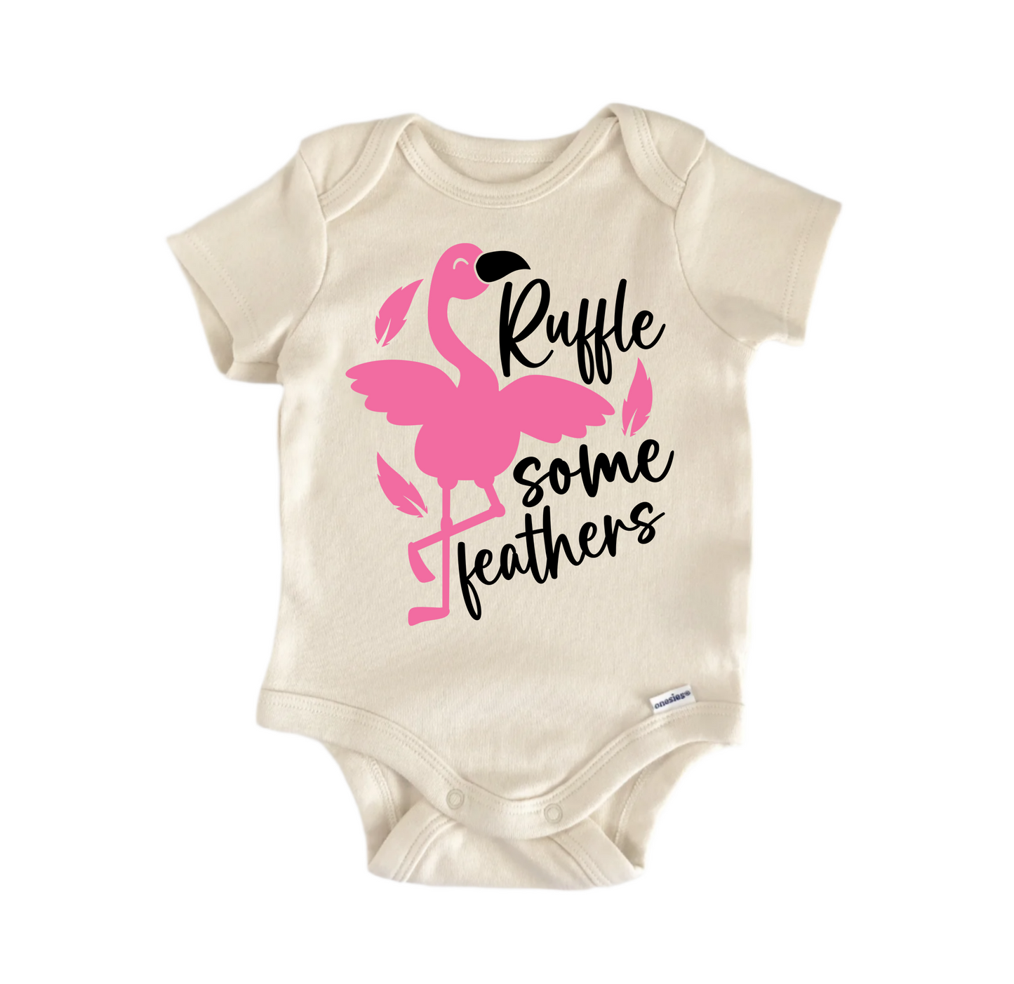 Ruffle Some Feathers Newborn Baby Onesie® Bodysuit