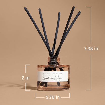 Island Air Tinted Glass Jar Reed Diffuser
