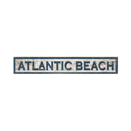 Beaufort Shabby Sign | Real Wood Art Print
