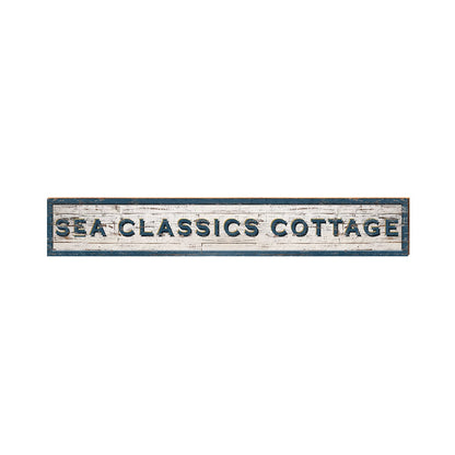 Ocean Ridge Shabby Sign | Real Wood Art Print