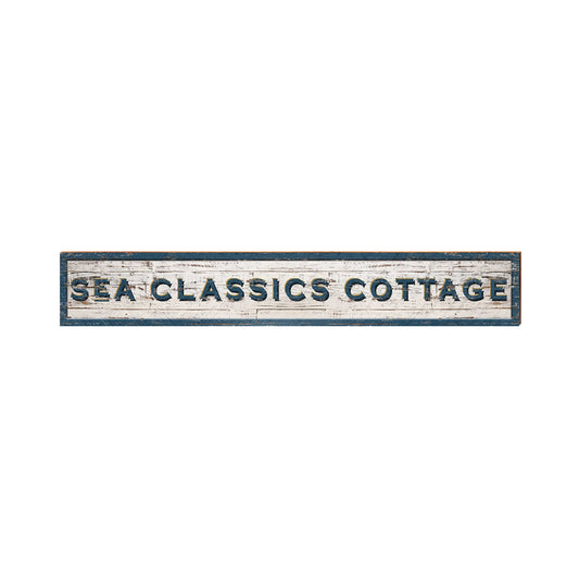 Ocean Ridge Shabby Sign | Real Wood Art Print