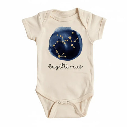 Sagittarius Zodiac Newborn Baby Onesie® Bodysuit