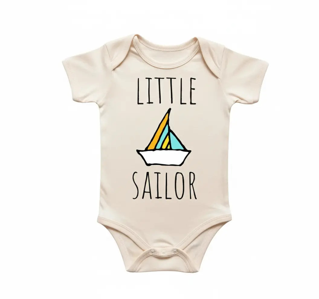 Sailow Sailboat Nautical Newborn Baby Onesie® Bodysuit