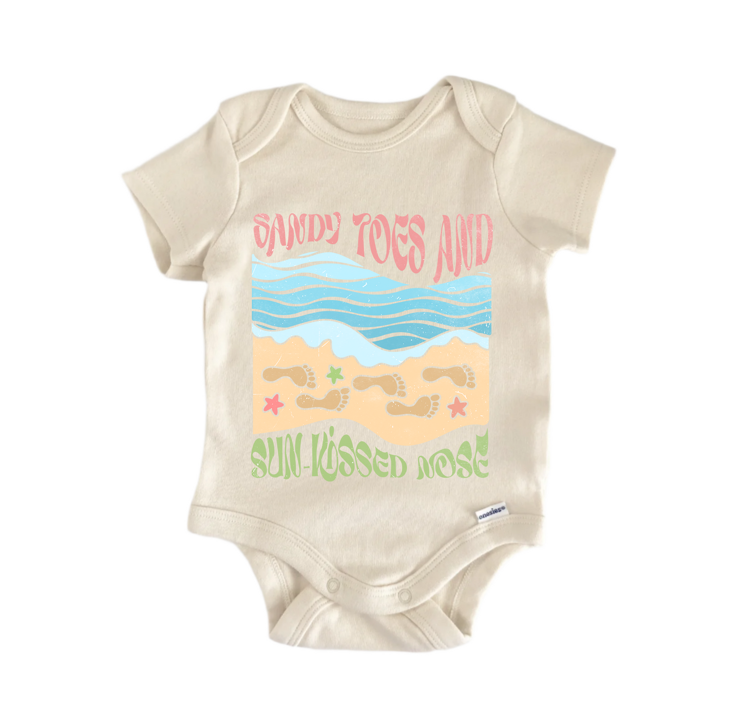 Sandy Toes Sunkissed Nose Newborn Baby Onesie® Bodysuit