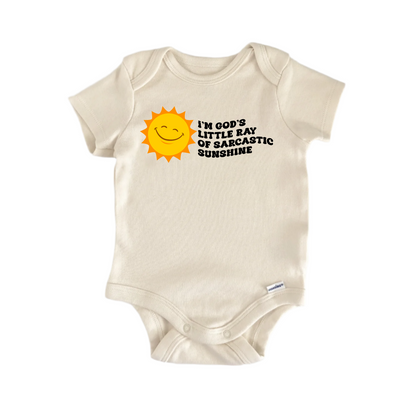 Sarcastic Sunshine Jesus Newborn Baby Onesie® Bodysuit