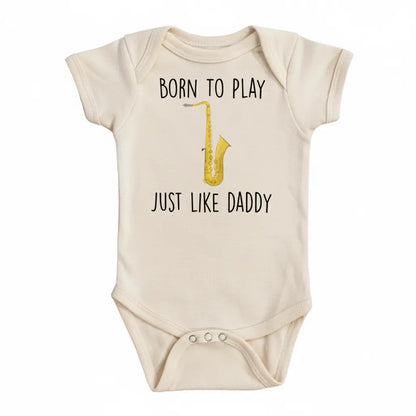 Saxophone Born Play Newborn Baby Onesie® Bodysuit