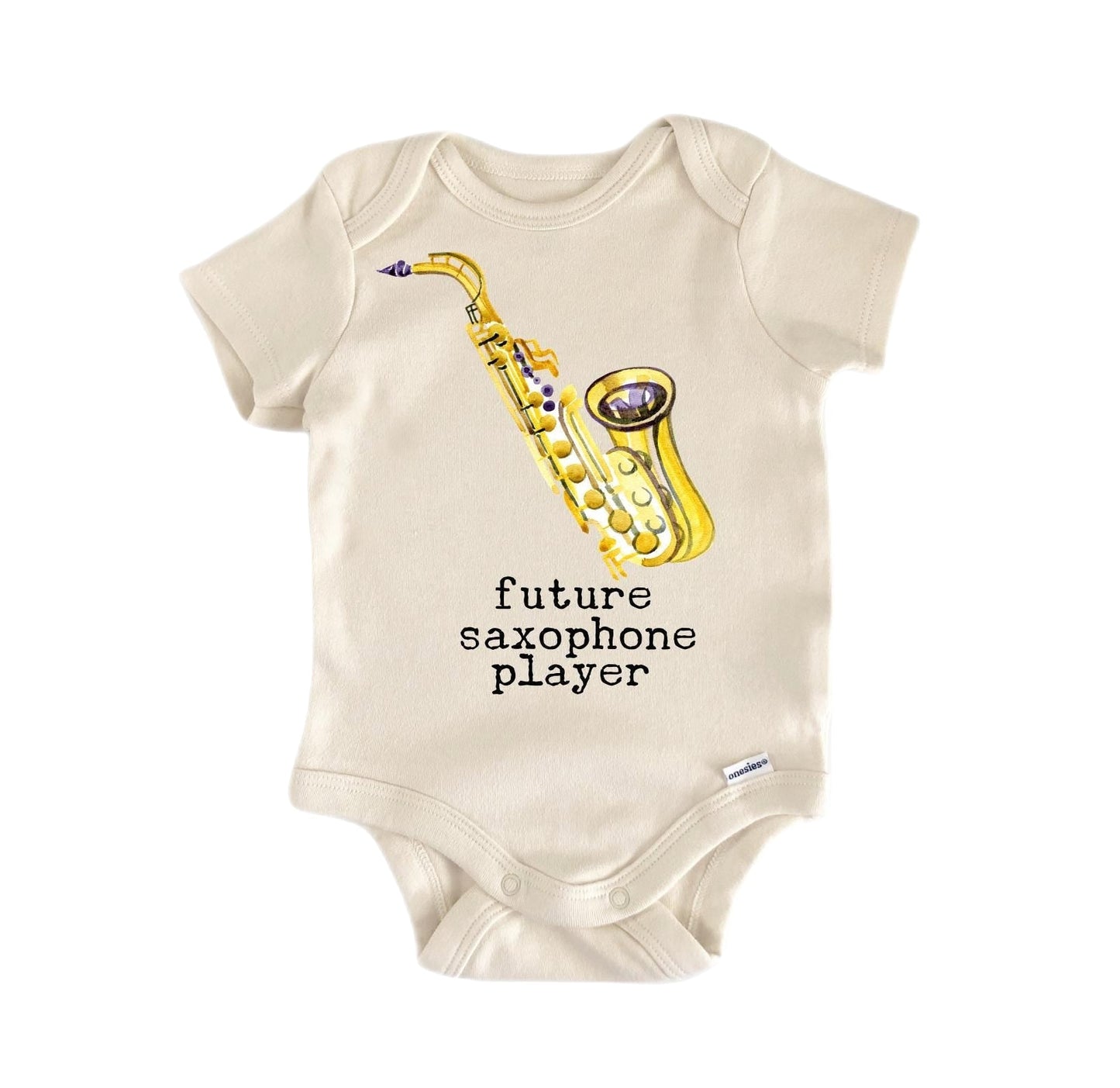 Saxophone Sax Newborn Baby Onesie® Bodysuit