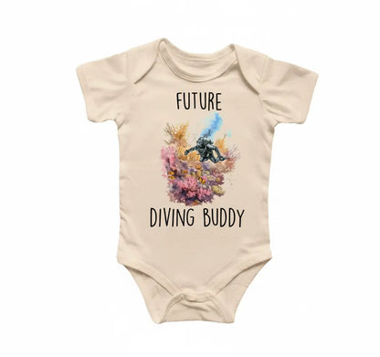 Scuba Diver Newborn Baby Onesie® Bodysuit