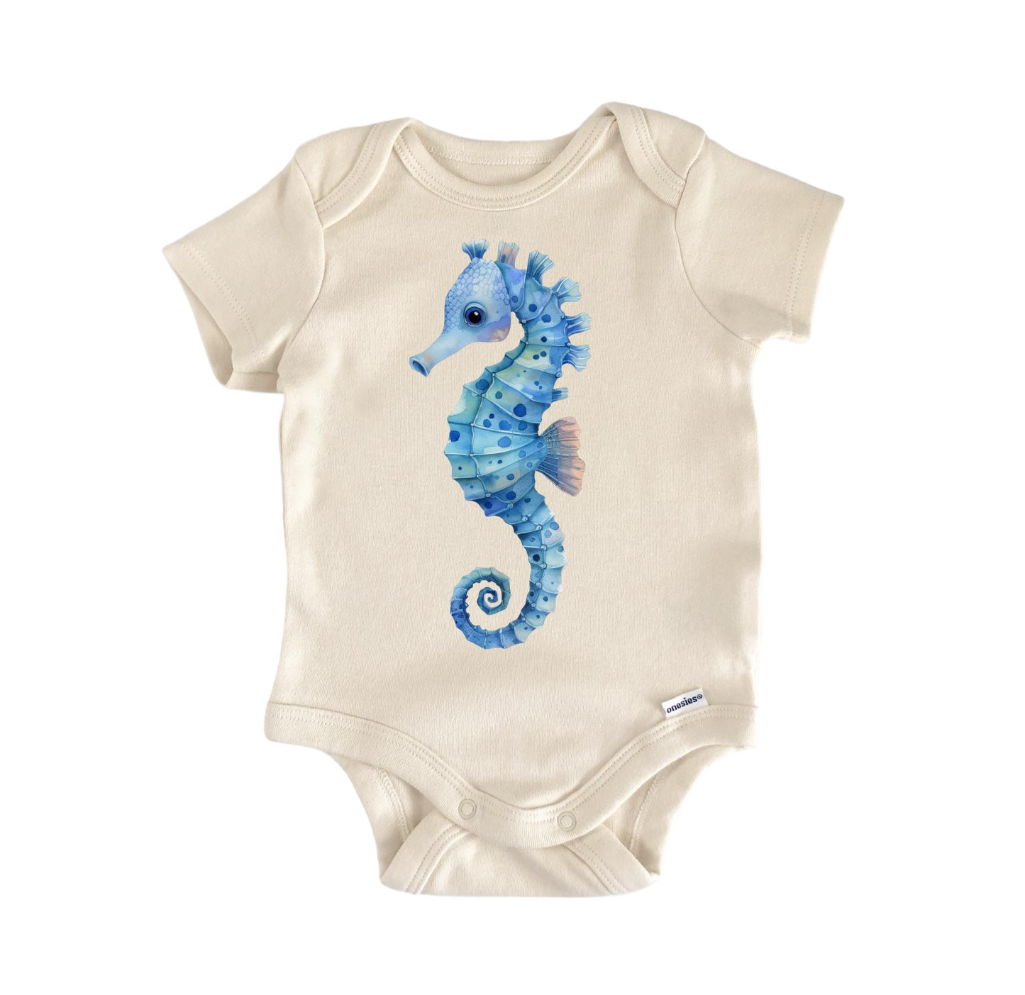 Seahorse Beach Summer Newborn Baby Onesie® Bodysuit