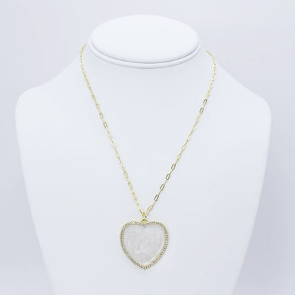 Shimmering Heart Necklace