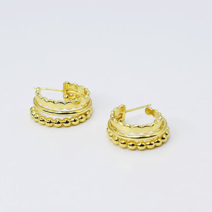 Sicily Hoop Gold