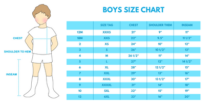 Blue character print pajamas set