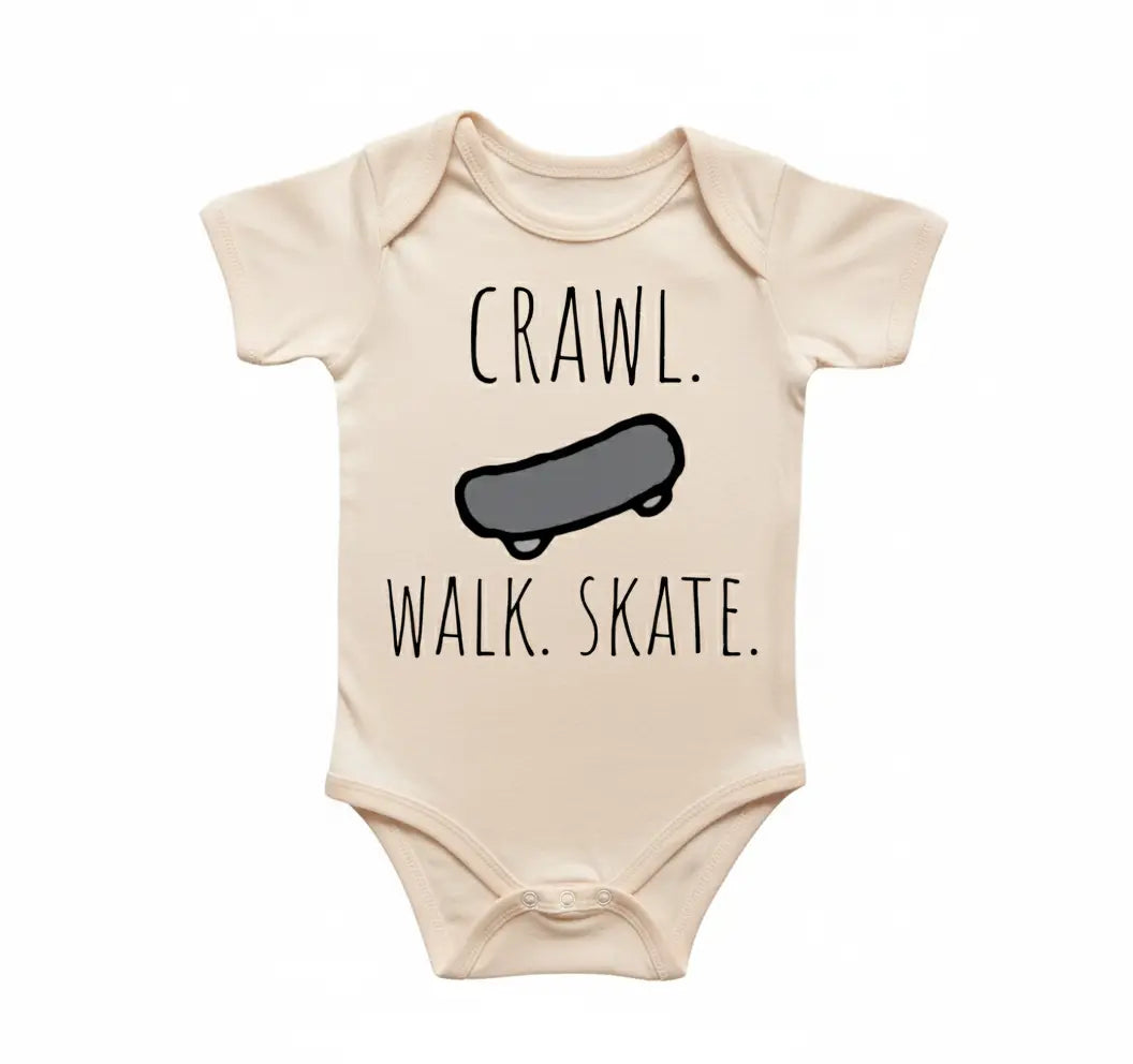 Skateboarding Newborn Gift Baby Onesie® Bodysuit