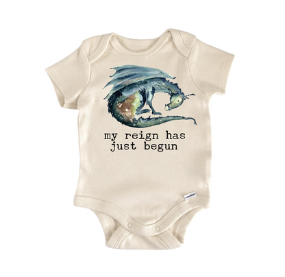 Sleeping Dragon Green Newborn Baby Onesie® Bodysuit