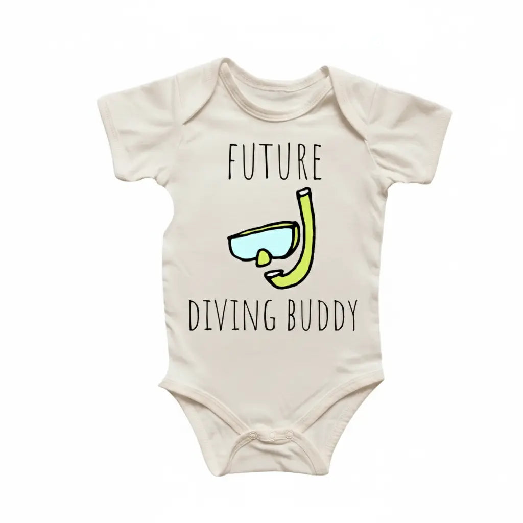Snorkel Snorkel Diver Newborn Baby Onesie® Bodysuit