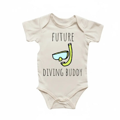 Snorkel Snorkel Diver Newborn Baby Onesie® Bodysuit