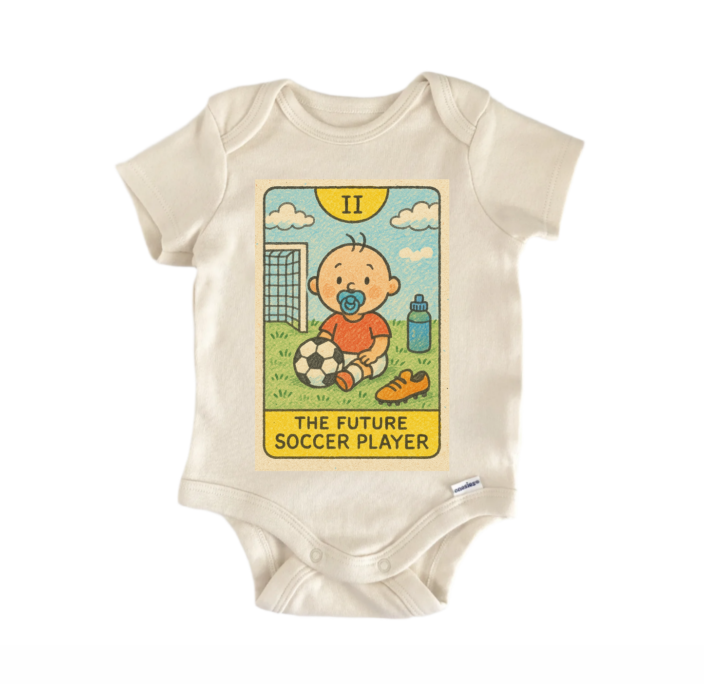 Soccer Player Newborn Baby Onesie® Bodysuit
